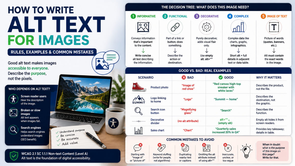 How to Write Alt Text for Images Rules & Examples (2026)