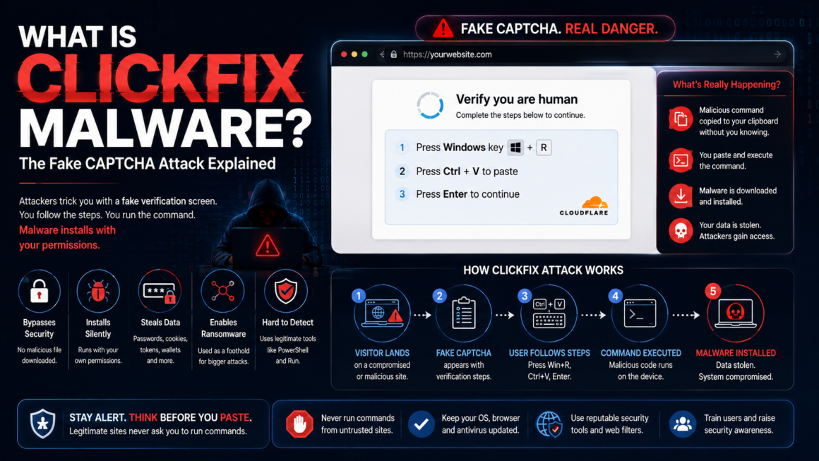 What Is ClickFix? The Fake CAPTCHA Malware Attack Explained (2026)