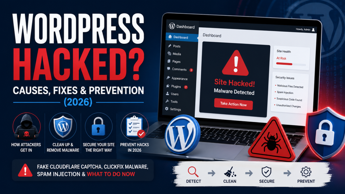 WordPress Hacked Causes, Fixes & Prevention (2026)