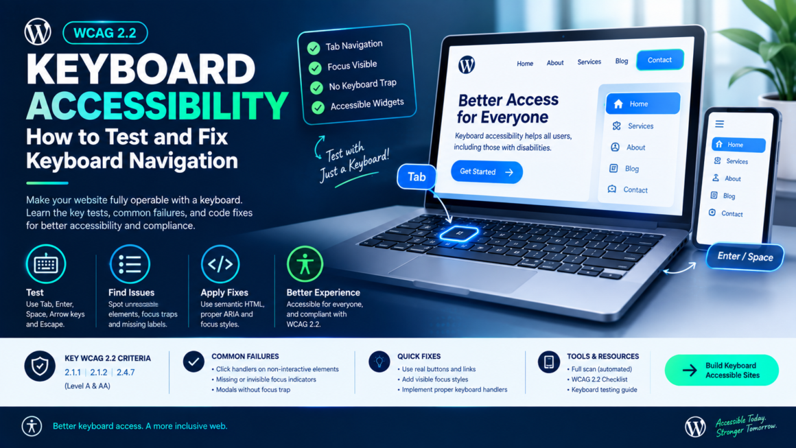 Keyboard Accessibility How to Test and Fix Keyboard Navigation